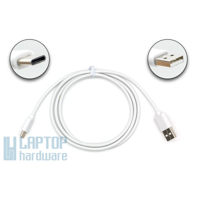 Samsung Gyári Galaxy S8, S9, S10, S20, S21, S22, S23, S24 USB to USB-C (Type-C) adat, töltőkábel kábel 1,5m, fehér (EP-DG970BWE)