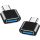 2db USB-C (Type-C) to USB 3.0 OTG (Normál USB) adapter, átalakító fekete
