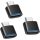 3db USB-C (Type-C) to USB 3.0 OTG (Normál USB) adapter, átalakító fekete