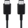 Samsung 15W Gyári Telefon és Tablet Töltő USB-C Fekete (EP-T1510EBE) + 1m USB-C gyári töltő kábel (EP-DA705)
