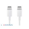 Univerzális 1,2m USB-C to USB-C (Type-C) Adatkábel, Töltőkábel kábel, fehér (X106)
