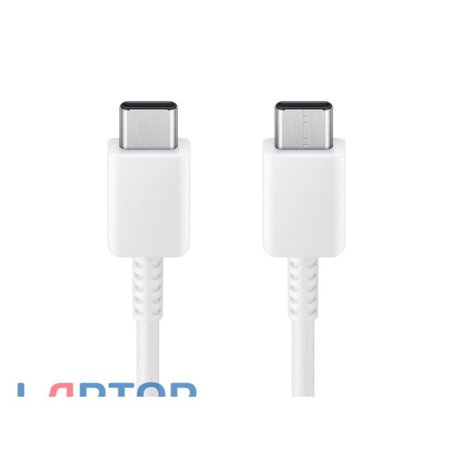 Univerzális 1,2m USB-C to USB-C (Type-C) Adatkábel, Töltőkábel kábel, fehér (X106)