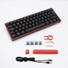 Redragon Fizz Pro fekete MAGYAR kiosztású mechanikus gamer billentyűzet, kék kapcsolók, vezeték nélküli és vezetékes működéssel (K616-RGB_BLUE_HU)