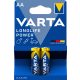 2db Varta Longlife Power AA ceruza elem távirányítóhoz (LR06)