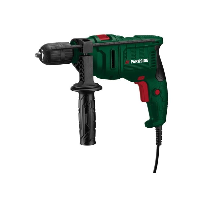 PARKSIDE® 500W-os Fúrógép Kapcsolható Ütvefúró Funkcióval, 0-3200 fordulatszám, 49.000 ütésszám, PSBM D5