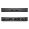 Dell WD15 USB-C Dokkoló, HDMI, MiniDisplayPort, VGA, 3x USB 3.0, Internet + 130W-os Dell Adapter (452-BCCQ, K17A)
