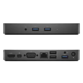   Dell WD15 USB-C Dokkoló, HDMI, MiniDisplayPort, VGA, 3x USB 3.0, Internet + 130W-os Dell Adapter (452-BCCQ, K17A)