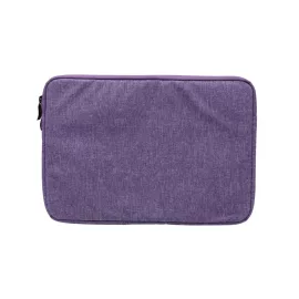   13,3 colos világos lila laptop sleeve, táska, laptop védőtok, kívül strapabíró szövet belül puha plüss, cipzáras