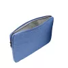 12,5 colos kék laptop sleeve, táska, laptop védőtok, kívül strapabíró szövet belül puha plüss, cipzáras