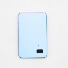   Univerzális Power Bank MagSafe 5000 mAh mágneses indukciós vezeték nélküli gyors töltővel, USB-C kábellel, kék