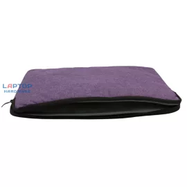   10 colos lila laptop, tablet sleeve, táska, laptop védőtok, kívül strapabíró szövet belül puha plüss, cipzáras