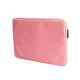 11,6 colos rózsaszín laptop, tablet sleeve, táska, laptop védőtok, kívül strapabíró szövet belül puha plüss, cipzáras