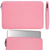 11,6 colos rózsaszín laptop, tablet sleeve, táska, laptop védőtok, kívül strapabíró szövet belül puha plüss, cipzáras