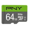 PNY 64GB MicroSDHC kártya - microSDXC UHS-I Class10 + adapter, 100MB/s