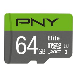   PNY 64GB MicroSDHC kártya - microSDXC UHS-I Class10 + adapter, 100MB/s