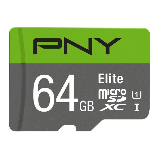 PNY 64GB MicroSDHC kártya - microSDXC UHS-I Class10 + adapter, 100MB/s