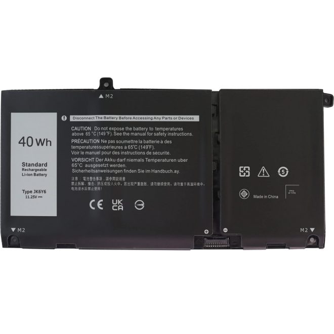 Dell Inspiron 7506 2-in-1 Laptop Akkumulátor, új, gyárival megegyező minőségű helyettesítő, 4 cellás (3380mAh)