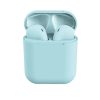 inPods 12 Zöldeskék Bluetooth sztereó fülhallgató, True Wireless Stereo technológia, Töltőtokkal
