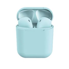   inPods 12 Zöldeskék Bluetooth sztereó fülhallgató, True Wireless Stereo technológia, Töltőtokkal