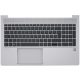 HP ProBook 650 G8 gyári új magyar ezüst billentyűzet modul (M22003-211)