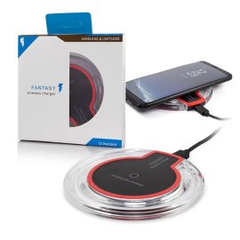   Vezeték Nélküli telefon töltő, USB kábellel, Univerzális Apple és Samsung telefonokhoz