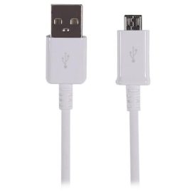   Samsung Gyári USB (apa) - Micro-USB (apa) 1,5m összekötő, adat és töltő kábel, fehér (ECB-DU4EWE)