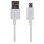 Samsung Gyári USB (apa) - Micro-USB (apa) 1,5m összekötő, adat és töltő kábel, fehér (ECB-DU4EWE)