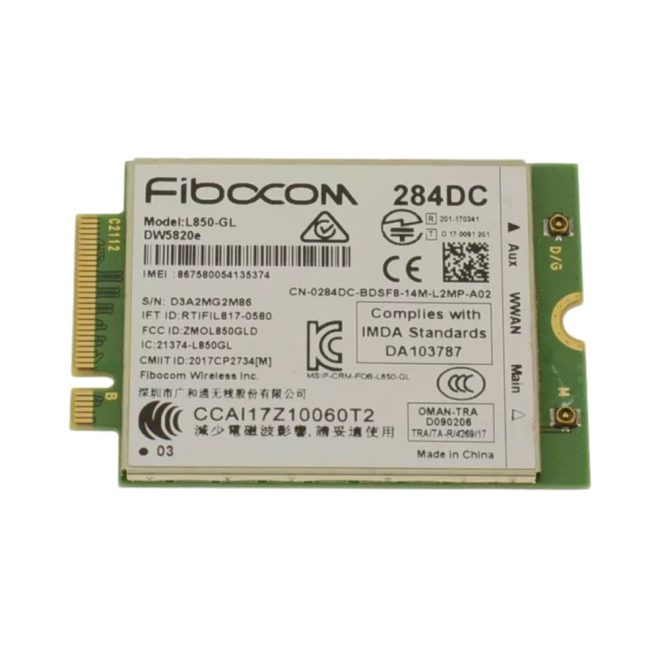 Dell Latitude 5400 kompatibilis 4G LTE WWAN kártya modul (284DC)