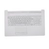Hp 17-CA1001NH, gyári új, kopásálló matricával magyarított fehér billentyűzet modul + touchpad (L22516-001)
