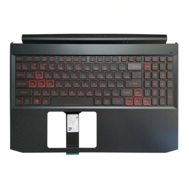 Acer Nitro 5 AN515-55 fekete-piros orosz Laptop billentyűzet