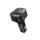 Szivargyújtós Autós FM Transmitter 30W USB-C és USB-A telefon gyors töltővel, MP3 lejátszás (XO - BCC17)