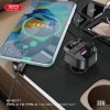 Szivargyújtós Autós FM Transmitter 30W USB-C és USB-A telefon gyors töltővel, MP3 lejátszás (XO - BCC17)