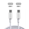 Samsung Galaxy-hoz 25W gyors Töltő + 2m USB-C kábel S8, S9, S10, S20, S21, S22, S23, S24 fehér