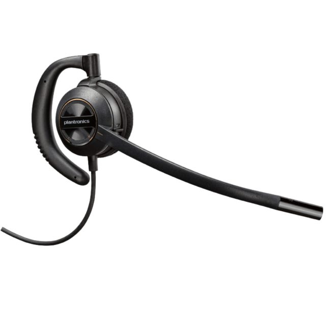 HP Poly EncorePro HW530 vezetékes könnyű headset - kristálytiszta hang, zajszűrés, egész napos kényelem irodai és call center használatra