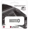 Kingston DataTraveler Kyson 64GB USB 3.2 Gen 1 pendrive - gyors adatátvitel, tartós fémházas kialakítás, szürke-fekete szín, kompakt és megbízható tárolás
