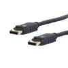 DisplayPort összekötő kábel 1m Apa-Apa - nagy felbontású kép- és hangátvitel, erős csatlakozók, megbízható jelminőség dokkolóhoz, monitorhoz és laptophoz, PC-hez
