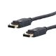 DisplayPort összekötő kábel 1m Apa-Apa - nagy felbontású kép- és hangátvitel, erős csatlakozók, megbízható jelminőség dokkolóhoz, monitorhoz és laptophoz, PC-hez