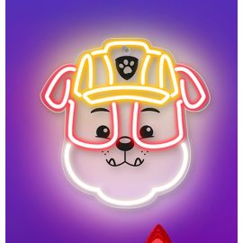   Mancs Őrjárat Rubble LED neon falra akasztható lámpa, éjjeli lámpa, USB csatlakozóval