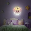 Mancs Őrjárat Rubble LED neon falra akasztható lámpa, éjjeli lámpa, USB csatlakozóval