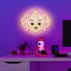 Mancs Őrjárat Skye LED neon falra akasztható lámpa, éjjeli lámpa, USB csatlakozóval