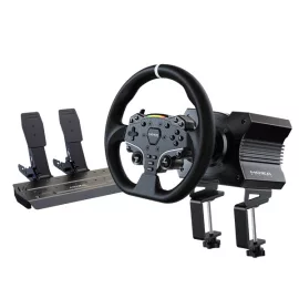   Moza Racing kormány csomag - R5 PC Szimulátor szett | Direct Drive | R5 bázis | ES kormány | SR-P Lite pedál | bilincs (RS20)