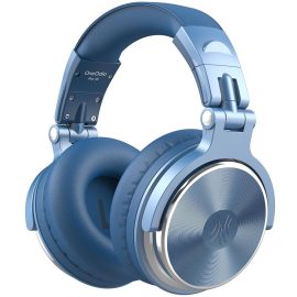   OneOdio DJ fejhallgató Pro 10 Deep Blue - vezetékes Hi-Res Audio hangzás, 3,5mm és 6,35mm jack csatlakozó, erőteljes basszus, kényelmes fülpárnák stúdióhoz és DJ használatra