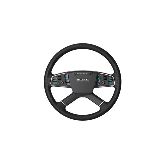Moza Racing kiegészítő - TSW Kormánykerék (Kamion változat, RGB, 400mm)