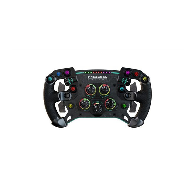 Moza Racing kiegészítő - GS V2P GT Kormánykerék (Dual Clutch, RGB, 300mm, alcantara)