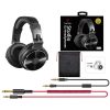 OneOdio DJ fejhallgató Pro 10 Black - vezetékes Hi-Res Audio hangzás, 3,5mm és 6,35mm jack csatlakozó, erőteljes basszus, kényelmes fülpárnák stúdióhoz és DJ használatra
