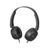 Sandberg Headphone Travel - kompakt és könnyű fejhallgató 3,5mm jack csatlakozóval, kényelmes viselet utazáshoz, tiszta hangzás zenehallgatáshoz és mindennapi használatra