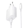 Samsung 45W Gyári Gyorstöltő USB-C Fehér (EP-TA845EWE) + 1,8m USB-C gyári töltő kábel (EP-DW767JWE)