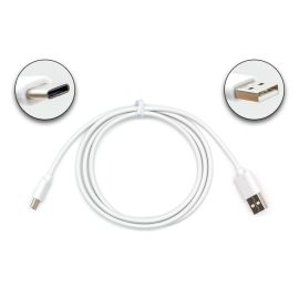   Samsung Gyári Galaxy S8, S9, S10, S20, S21, S22, S23, S24 USB to USB-C (Type-C) adat, töltőkábel kábel 1m, fehér (EP-DG970BWE)