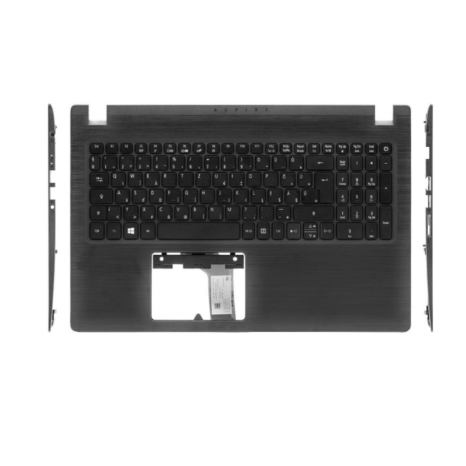Acer Aspire A315-21, A315-31, A315-51 gyári új háttérvilágításos magyar ezüst billentyűzet modul (6B.GNPN7.013)