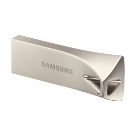   Samsung 64GB USB 3.1 BAR Plus pendrive - Ezüst, 300MB/s olvasási sebesség, vízálló és tartós fémházas kialakítás, gyors és biztonságos adattárolás mindennapi használatra